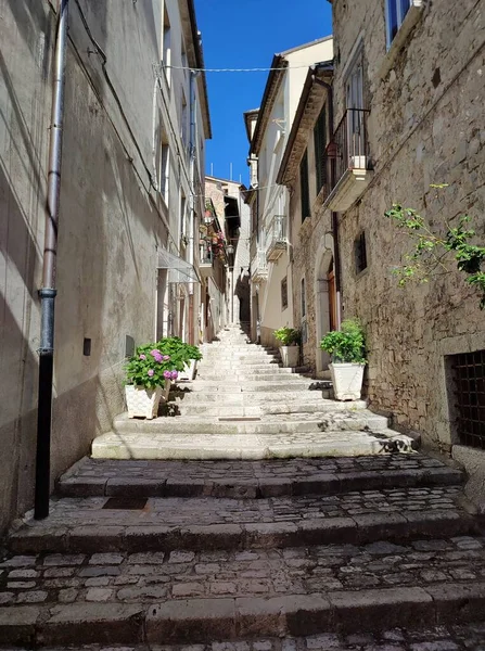 Ferrazzano Molise Italy July 2022 Glimpse Village Alleys Old Town — Zdjęcie stockowe