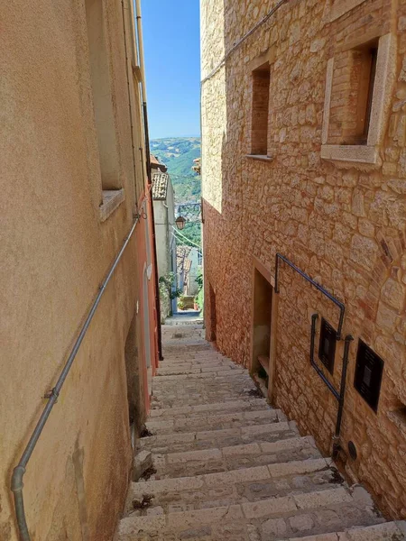 Ferrazzano Molise Italy July 2022 Glimpse Village Alleys Old Town — Stockfoto