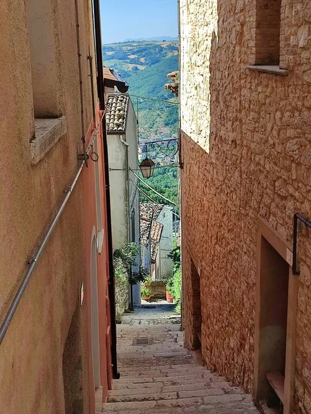Ferrazzano Molise Italy July 2022 Glimpse Village Alleys Old Town — Stockfoto