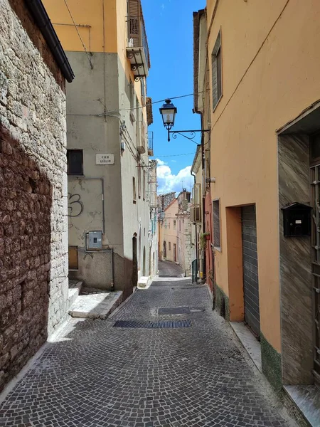 Mirabello Sannitico Molise Italy July 2022 Glimpse Village Alleys Historic — 스톡 사진