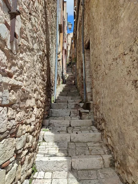 Mirabello Sannitico Molise Italy July 2022 Glimpse Village Alleys Historic — Stock fotografie