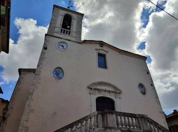 Mirabello Sannitico Molise Italy July 2022 Church Santa Maria Assunta — Zdjęcie stockowe