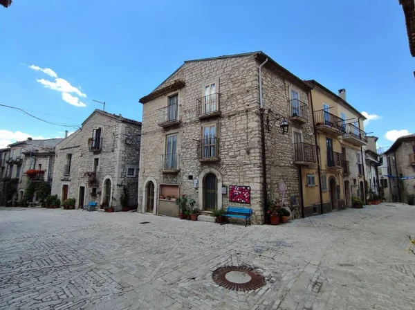 Oratino Molise Italy July 2022 Glimpse Village Alleys Historic Center — 图库照片