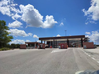 Campobasso, Molise, Italy - July 13, 2022: Agostino Gemelli Hospital in Viale Giovanni Paolo II on Mount Tappino