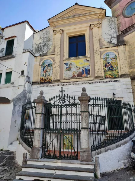 Vietri Sul Mare Campania Italy September 2021 Cathedral San Giovanni — Stock Photo, Image