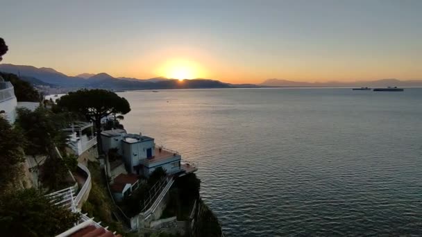 Vietri Sul Mare Campania Italia Septiembre 2022 Vista Panorámica Costa — Vídeos de Stock