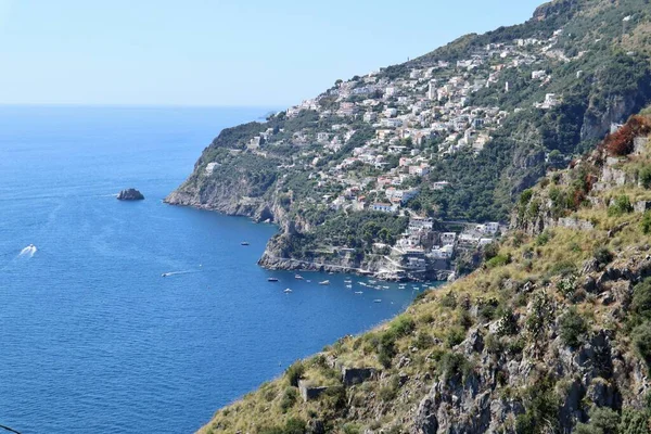 Furore Campanie Italie Septembre 2022 Vue Panoramique Côte Amalfitaine Vers — Photo