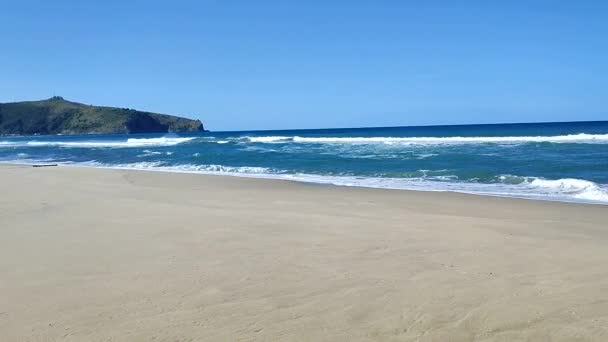 Palinuro Campania Italia Settembre 2022 Panoramica Della Spiaggia Saline — Video Stock