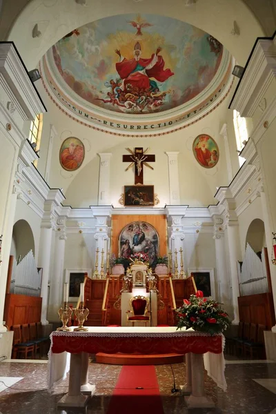 Camerota Campania Itália Setembro 2022 Interior Igreja Santa Maria Delle — Fotografia de Stock