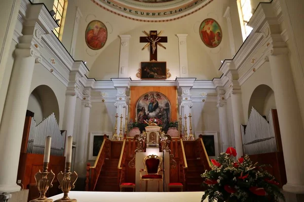 Camerota Campania Itália Setembro 2022 Interior Igreja Santa Maria Delle — Fotografia de Stock