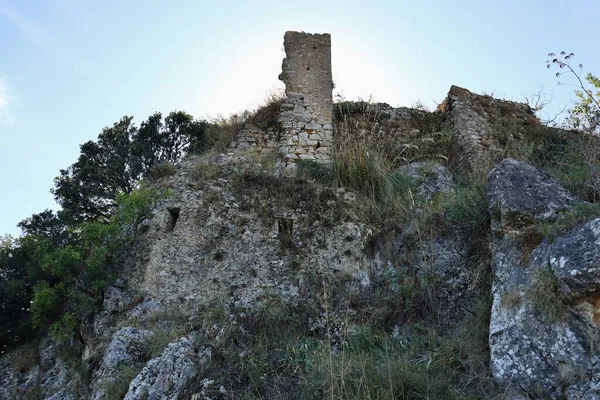 Camerota Campania Itália Setembro 2022 Castelo Marchesale Origem Normanda Que — Fotografia de Stock