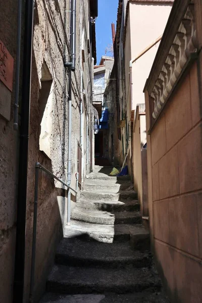 Camerota Campania Ιταλία Σεπτεμβρίου 2022 Δρόμοι Της Παλιάς Πόλης — Φωτογραφία Αρχείου