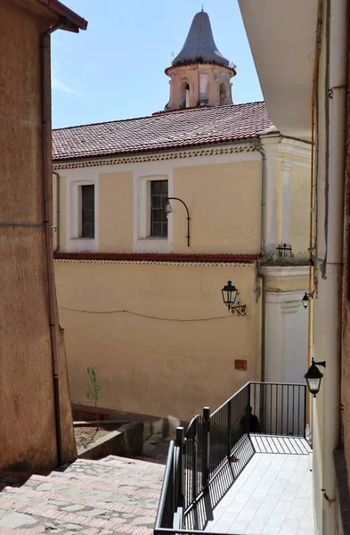 Camerota Campania Talya Eylül 2022 Yüzyıl San Nicola Kilisesi Tarihi — Stok fotoğraf