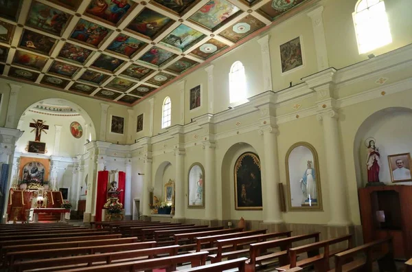 Camerota Campania Italia Septiembre 2022 Interior Iglesia Santa Maria Delle —  Fotos de Stock