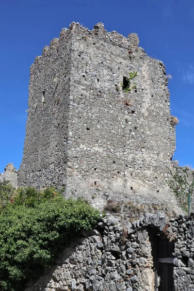 Camerota Campania Italy Вересня 2022 Marchesale Castle Norman Origin Який — стокове фото