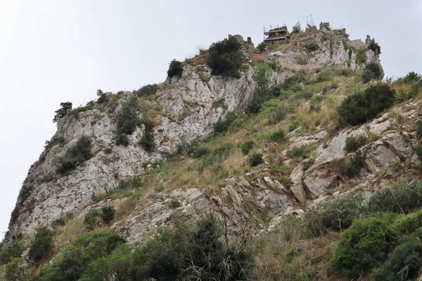 San Severino Kampania Włochy Września 2022 Ruiny Opuszczonej Średniowiecznej Wioski — Zdjęcie stockowe