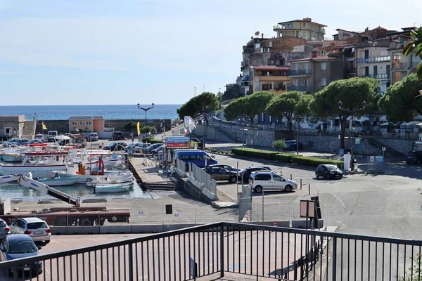 Marina Camerota Campania Italia Septembrie 2022 Vedere Panoramică Terasa Lungomare — Fotografie, imagine de stoc