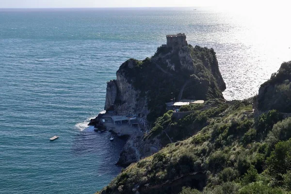 Conca Dei Marini Campania Italy Жовтня 2022 Секція Узбережжя Амальфі — стокове фото