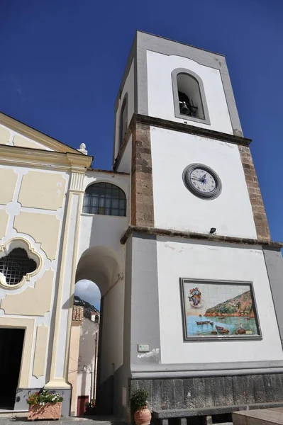 Praiano Campania Italy October 2022 16Th Century Church San Luca — Stock Photo, Image