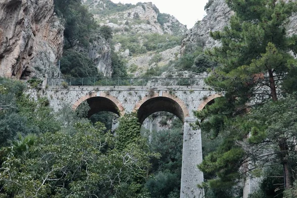 Praiano Campania Itália Outubro 2022 Ponte Rodoviária Costeira Marina Praia — Fotografia de Stock