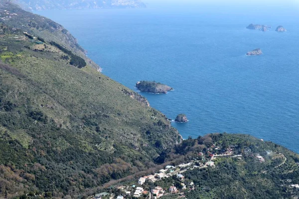 Massa Lubrense Campania Italy March 2022 Galli Archipelago Top Monte — 图库照片