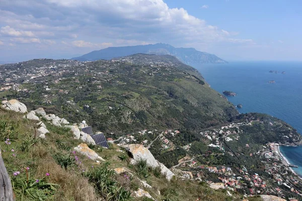 Sahip Lubrense Campania Talya Mart 2022 Punta Campanella Yürüyüşçüler Capri — Stok fotoğraf