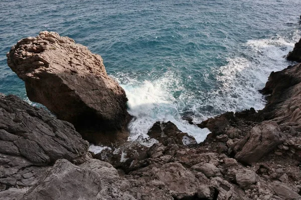 Sahip Lubrense Campania Talya Mart 2022 Minerva Mağarası Ndaki Punta — Stok fotoğraf