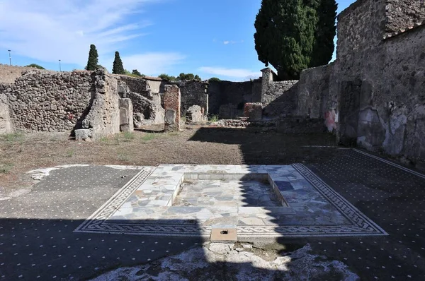 Pompeji Kampanien Italien Oktober 2021 Kirurgens Hus Consolare Den Arkeologiska — Stockfoto