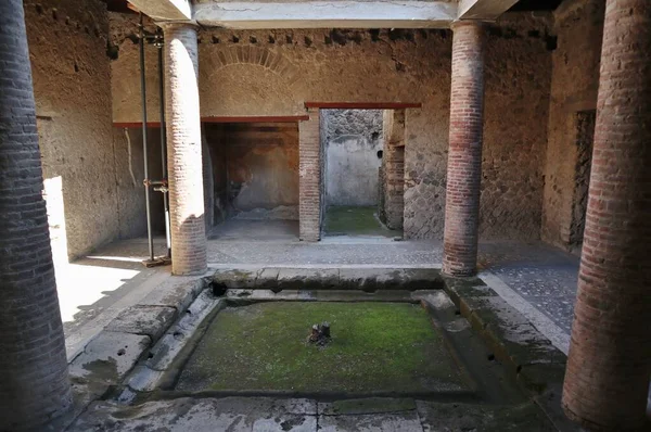 Pompeia Campania Itália Outubro 2021 Interior Villa Dos Mistérios Uma — Fotografia de Stock