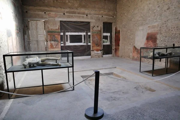 Pompeia Campania Itália Outubro 2021 Interior Villa Dos Mistérios Uma — Fotografia de Stock