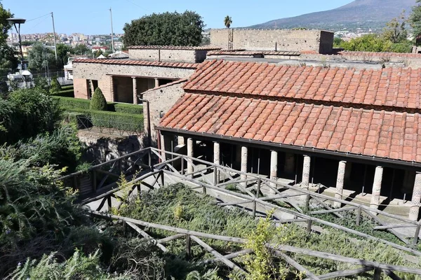 Pompeii Campanië Italië Oktober 2021 Buiten Villa Van Mysteries Een — Stockfoto