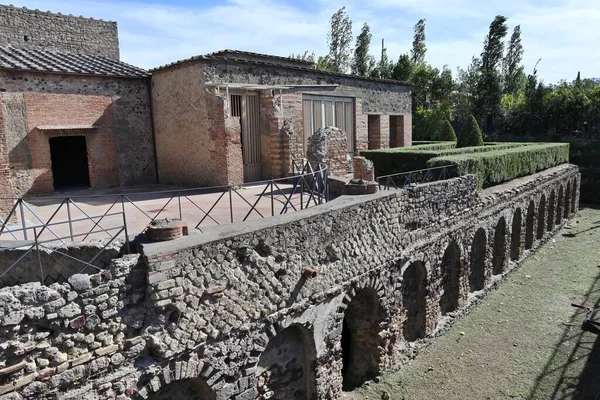 Pompeii Campanië Italië Oktober 2021 Buiten Villa Van Mysteries Een — Stockfoto