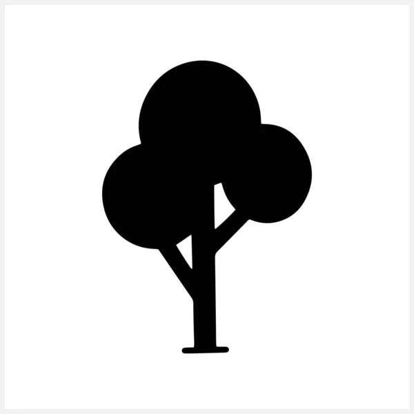 Кліп Арт Дерева Doodle Ізольовано Піктограма Стовпчика Векторна Стокова Ілюстрація — стоковий вектор