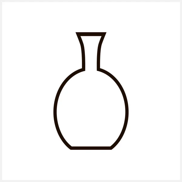 Піктограма Пляшки Dood Ізольована Ескіз Пляшки Вина Алкогольні Напої Ігристе — стоковий вектор