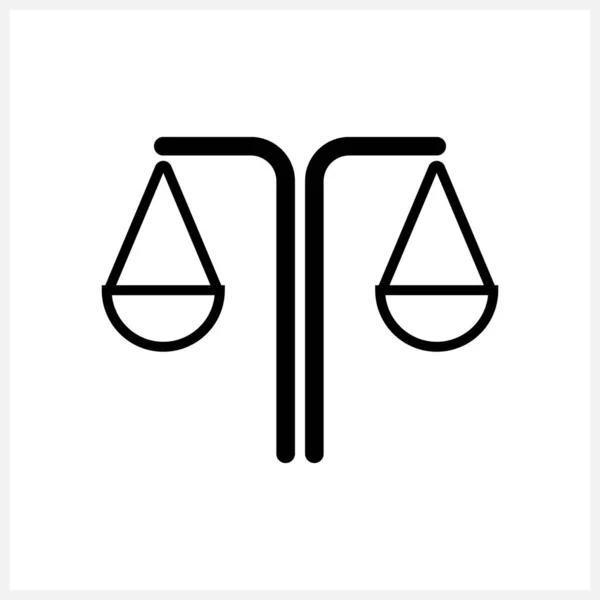 Bilancia Della Giustizia Clip Art Simbolo Della Corte Giustizia Dell — Vettoriale Stock