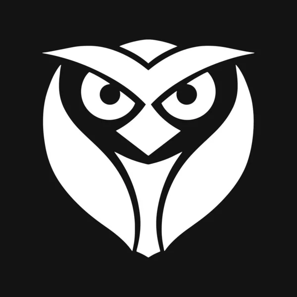Ikona Doodle Owl Zvířecí Umění Vzorník Vektorové Stock Ilustrace Eps — Stockový vektor