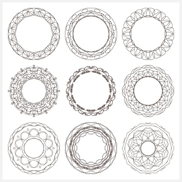 Cadre Contour Isolé Illustration Vectorielle Croquis Spe — Image vectorielle