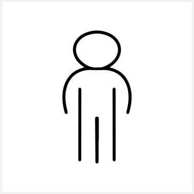 Doodle Avatar simgesi izole edildi. Skeç klip insanları. Vektör hisse senedi çizimi. EPS 10