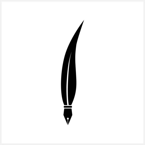 Fountain Pen School Icon Business Symbol Vector Stock Illustration Eps — Vetor de Stock