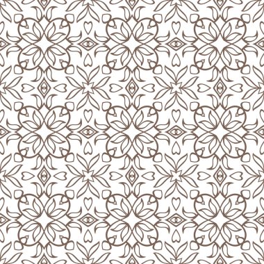 Çizgisiz desen izole edildi. El çizimi sanat eseri. Taslak vektör stok çizimi. EPS 10