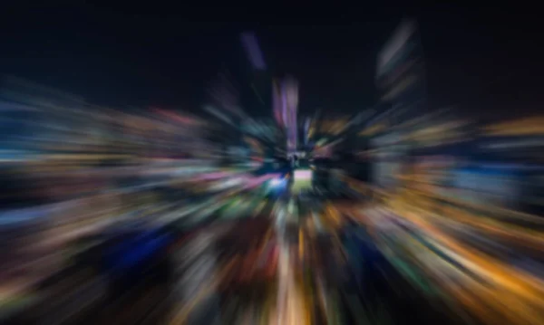 Desenfoque Abstracto Del Movimiento Ciudad — Foto de Stock