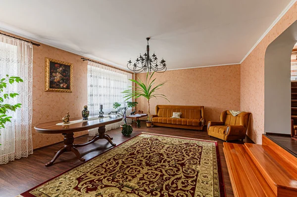 Russland Moscow Mai 2020 Innenraumwohnung Modern Hell Und Gemütlich Allgemeine — Stockfoto