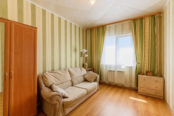 Russie Moscove Mai 2020 Appartement Pièce Intérieure Moderne Atmosphère Lumineuse — Photo