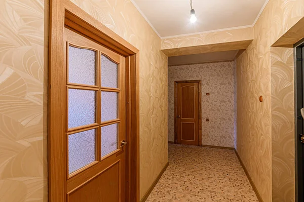 Ρωσία Μόσχα Μάιος 2020 Εσωτερικό Διαμέρισμα Δωμάτιο Σύγχρονο Φωτεινό Ζεστό — Φωτογραφία Αρχείου