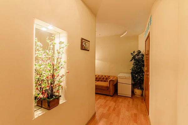 Rusia Moscú Mayo 2020 Habitación Interior Apartamento Moderno Ambiente Acogedor —  Fotos de Stock
