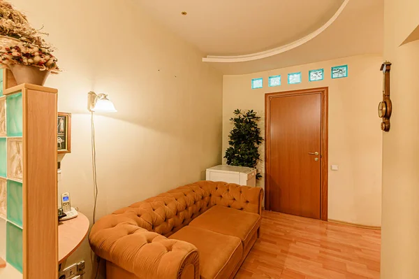 Russie Moscou Mai 2020 Intérieur Appartement Chambre Moderne Lumineux Atmosphère — Photo