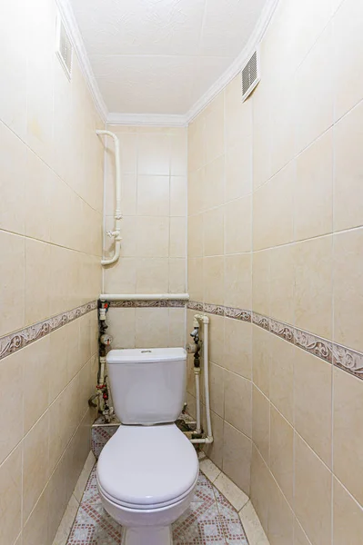 Rússia Moscou Maio 2020 Casa Banho Quarto Interior Apartamento Pia — Fotografia de Stock