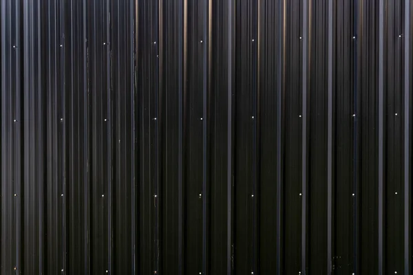 Hoja Valla Brillante Metal Negro Rayado Obra Construcción Fondo Industrial —  Fotos de Stock