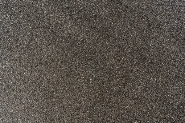 Surface Plage Sable Noir Texture Littoral Volcanique Noir — Photo