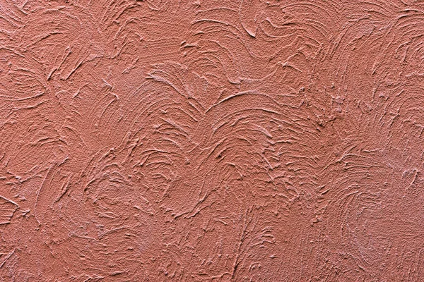 Abstrait Solide Fond Texture Murale Plâtre Orange Profond — Photo